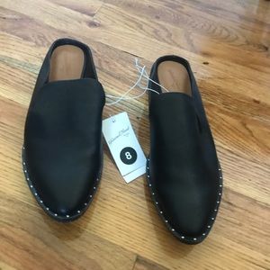 Black loafers
